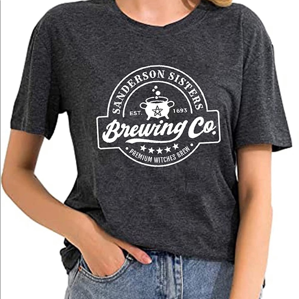 n T Shirt Women Sanderson Sisters Brewing Co Graphic Tees Tops